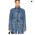 size small grlfrnd women's denim jacket