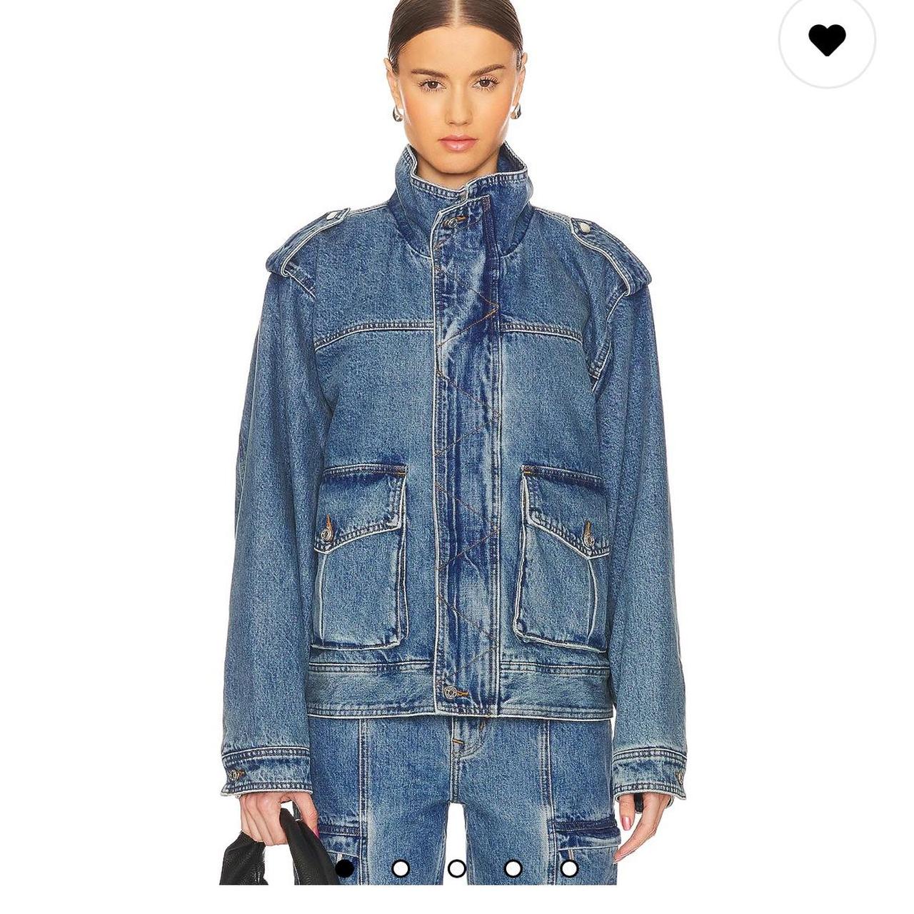 size small grlfrnd women's denim jacket
