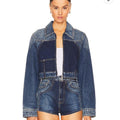 size small agolde women's denim jacket